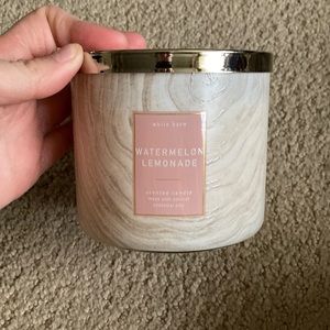Bath and body works “watermelon lemonade” 3-wick candle